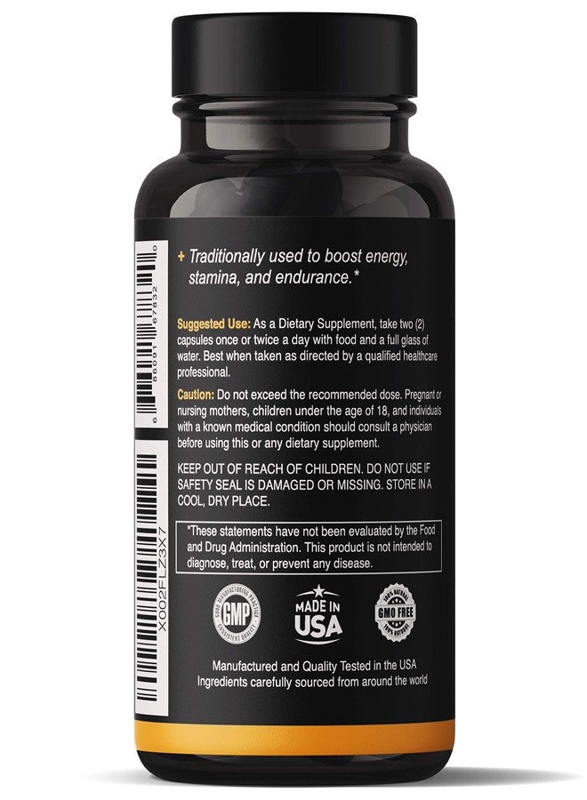 Natgrown Organic Maca Root Capsules 1500mg | Black, Red & Yellow Peruvian Maca | Vegan, Non-GMO, Gluten-Free | 120 Count - Image 3